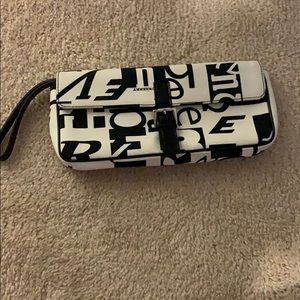 Burberry Black and White Clutch